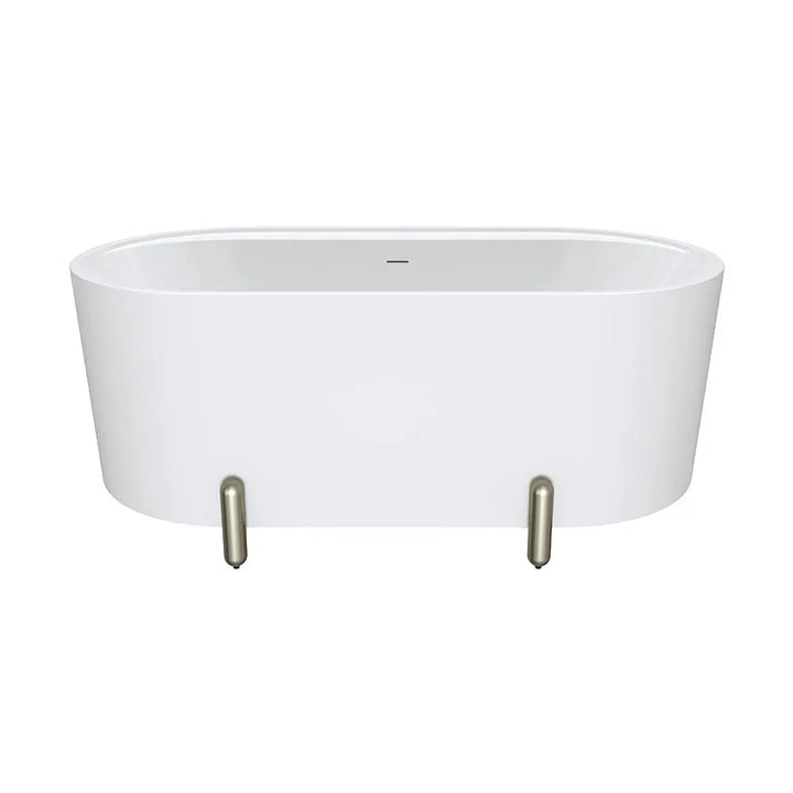 Aluca Freestanding with Legs, 1500mm &amp; 1700mm Matte White Fienza