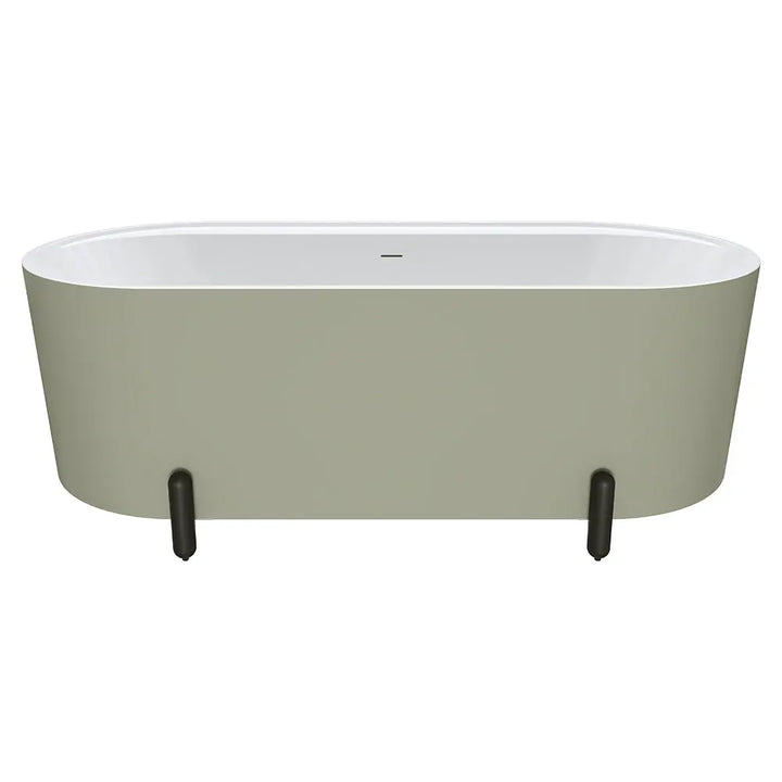 Aluca Freestanding with Legs, 1500mm &amp; 1700mm Olive Fienza
