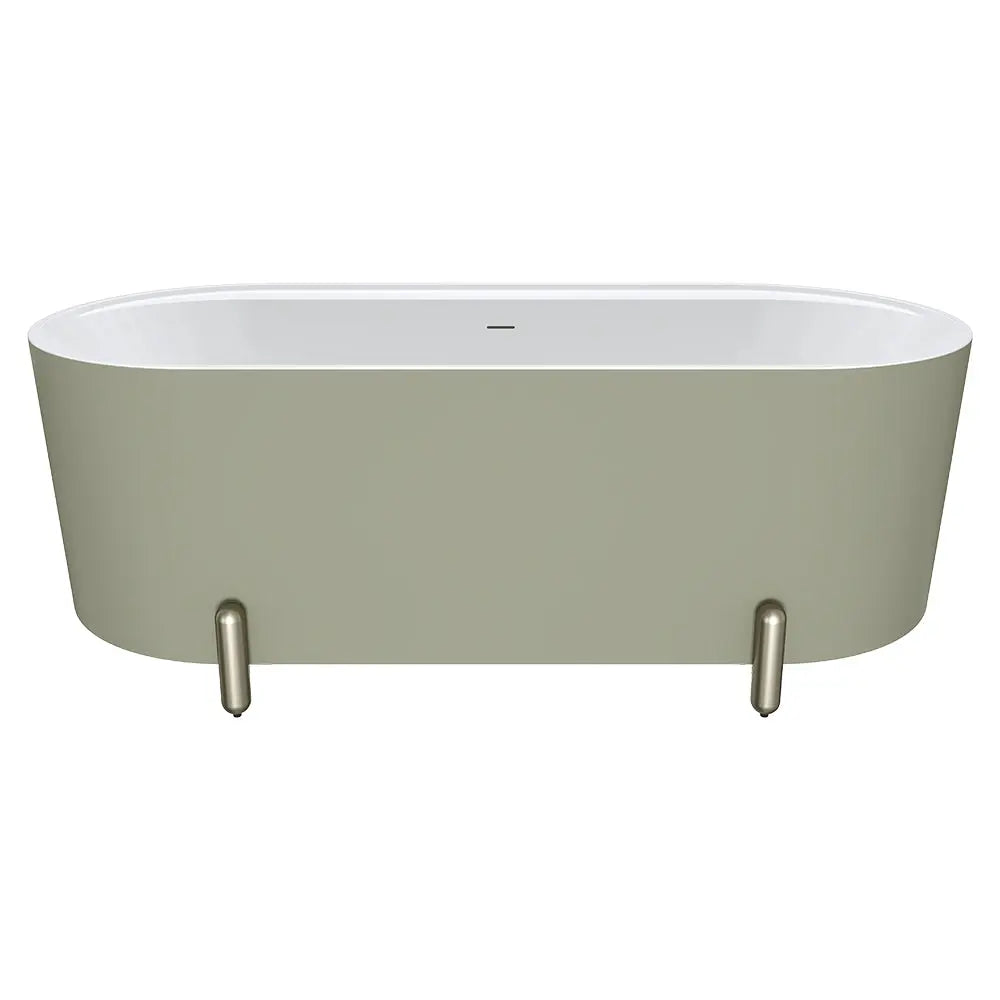 Aluca Freestanding with Legs, 1500mm &amp; 1700mm Olive Fienza