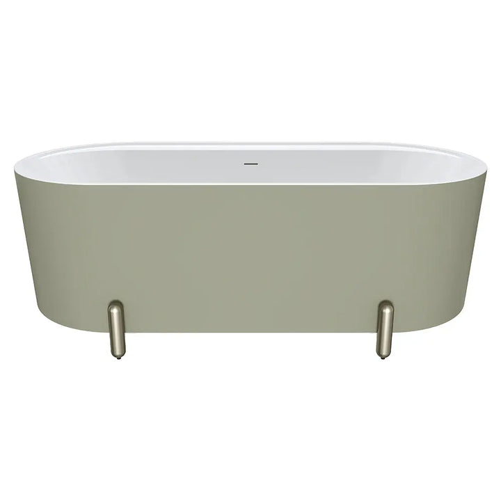 Aluca Freestanding with Legs, 1500mm &amp; 1700mm Olive Fienza