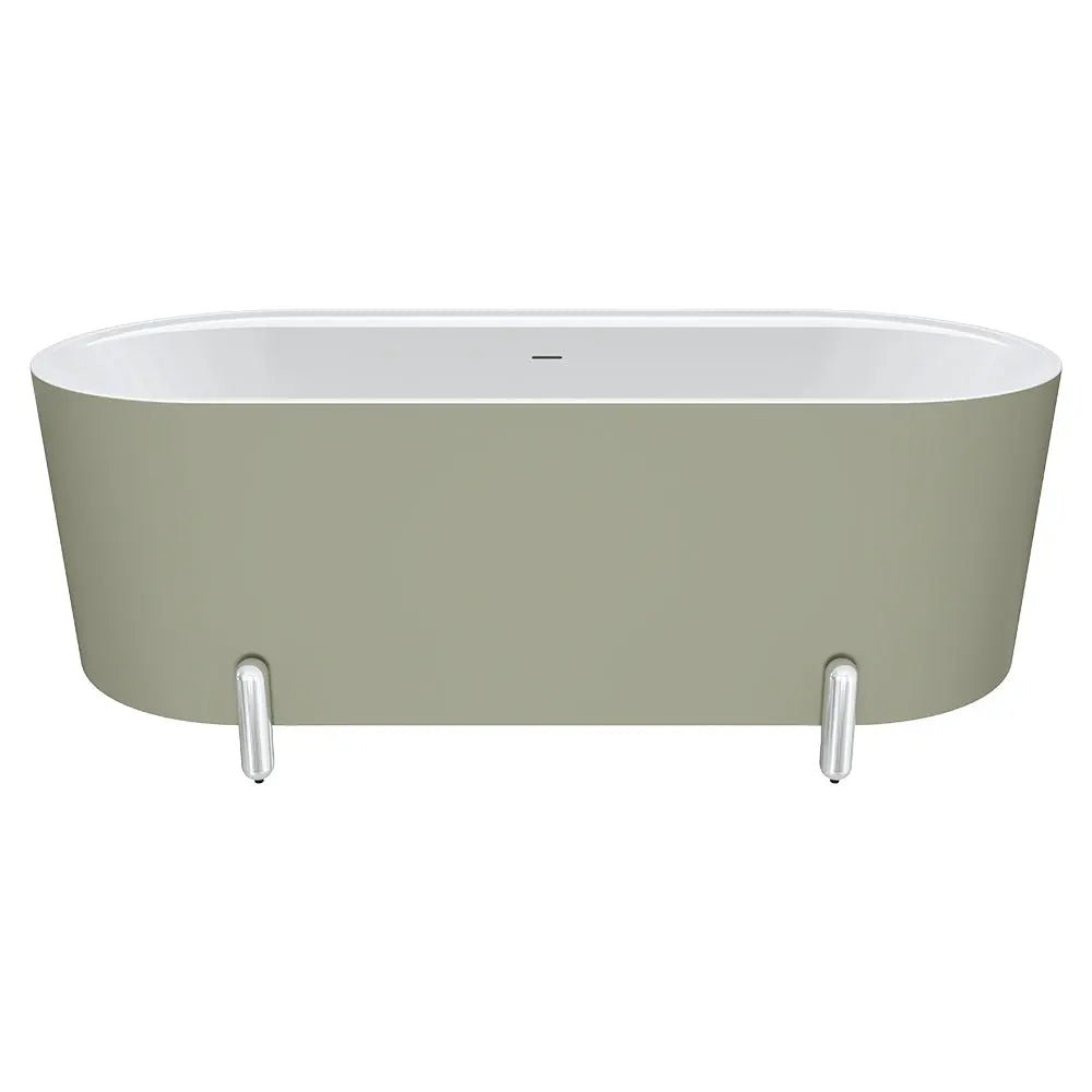 Aluca Freestanding with Legs, 1500mm &amp; 1700mm Olive Fienza