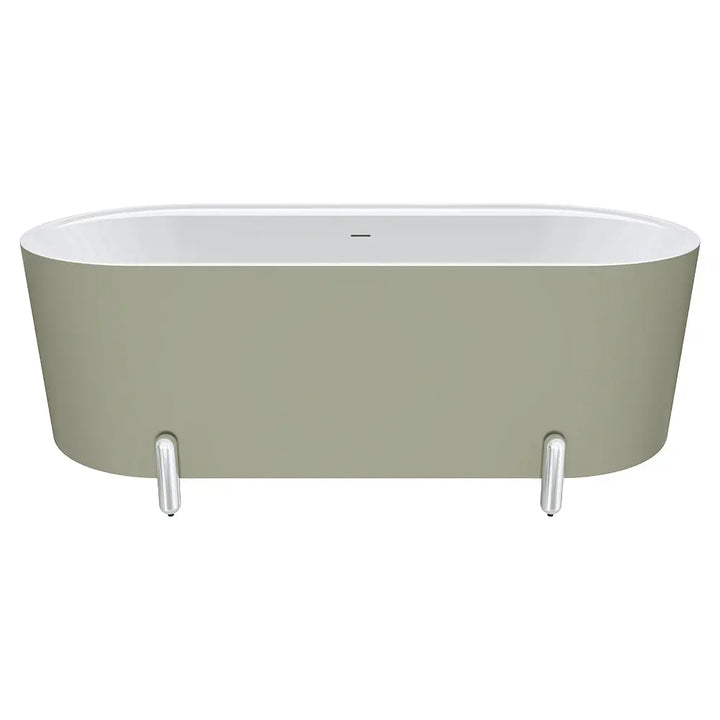 Aluca Freestanding with Legs, 1500mm &amp; 1700mm Olive Fienza
