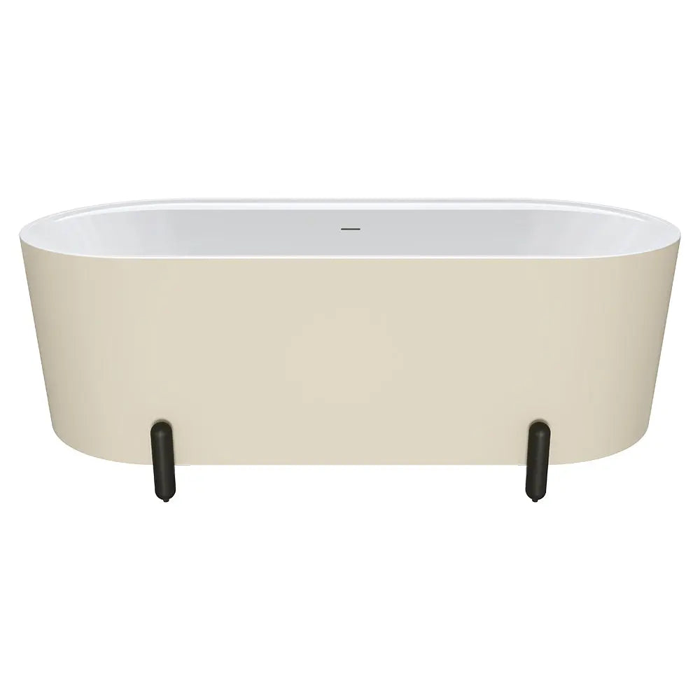 Aluca Freestanding with Legs, 1500mm &amp; 1700mm Matte Khaki Fienza