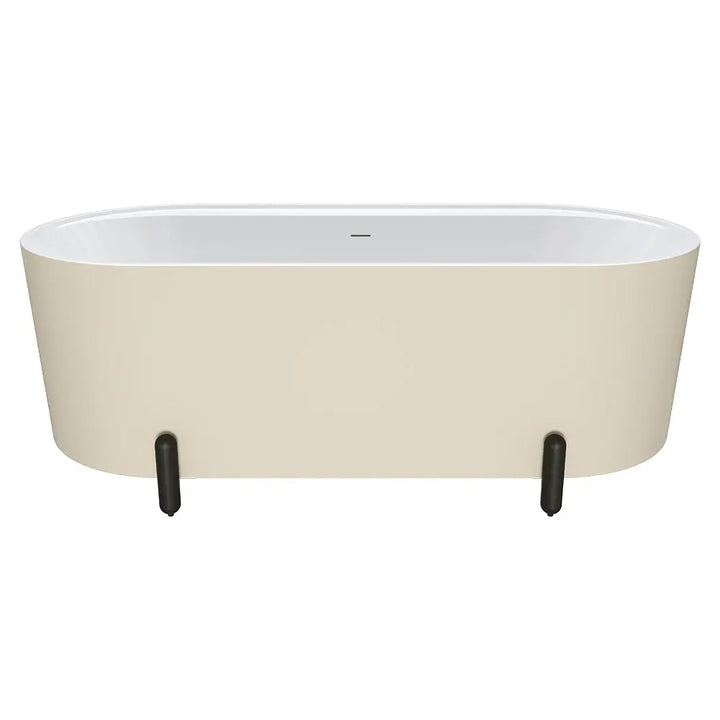 Aluca Freestanding with Legs, 1500mm &amp; 1700mm Matte Khaki Fienza