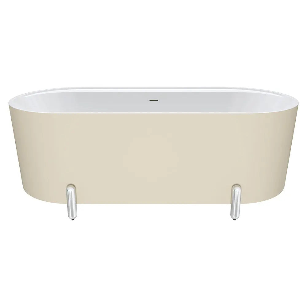 Aluca Freestanding with Legs, 1500mm &amp; 1700mm Matte Khaki Fienza