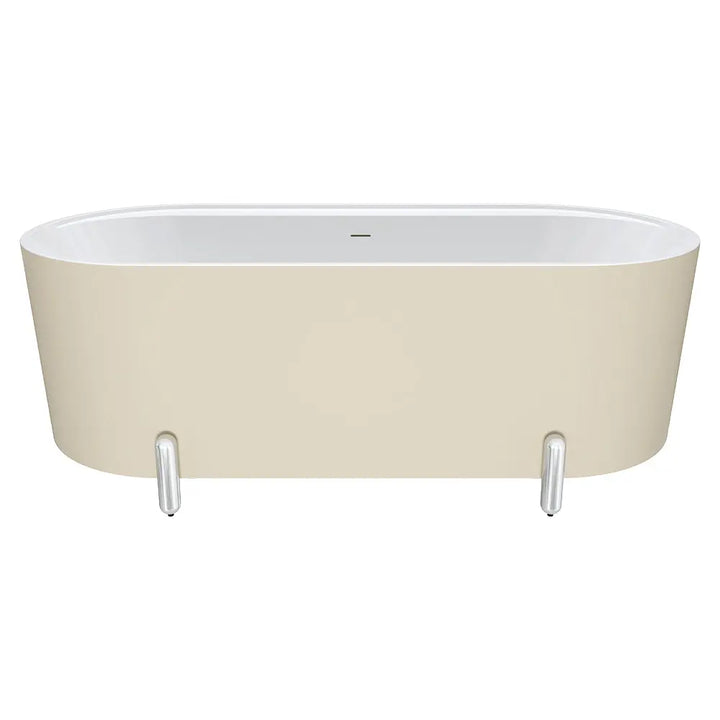 Aluca Freestanding with Legs, 1500mm &amp; 1700mm Matte Khaki Fienza
