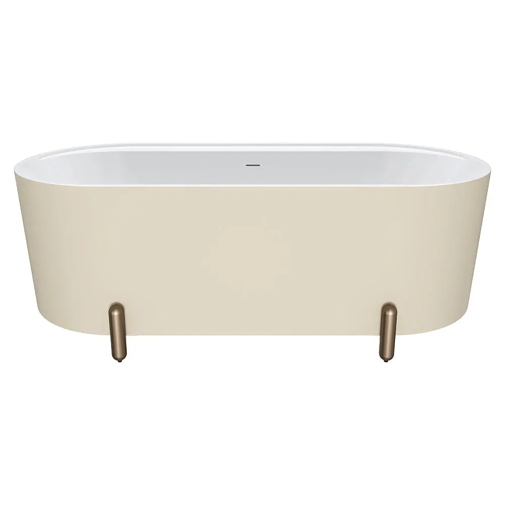 Aluca Freestanding with Legs, 1500mm &amp; 1700mm Matte Khaki Fienza