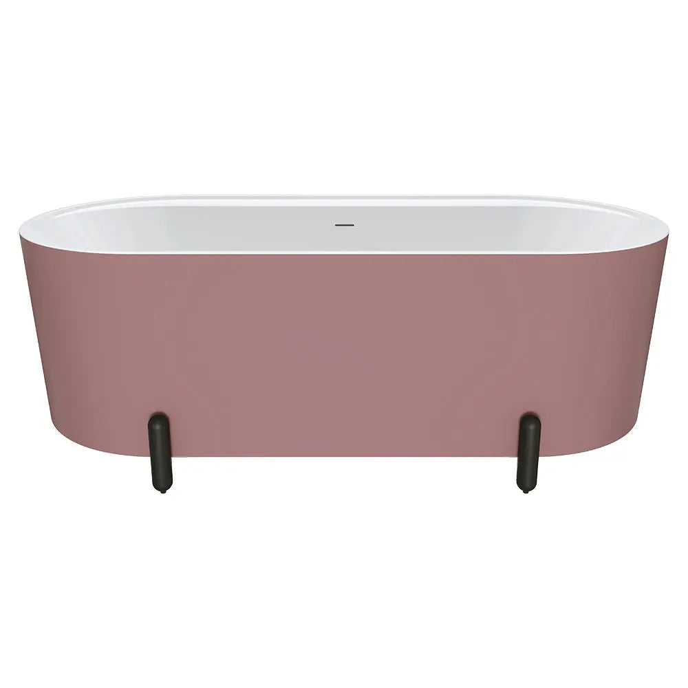 Aluca Freestanding with Legs, 1500mm &amp; 1700mm Matte Rouge Fienza