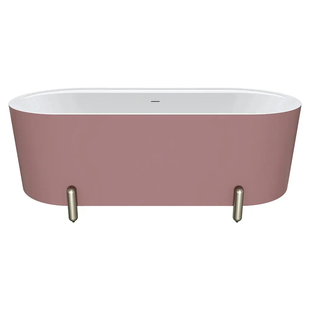 Aluca Freestanding with Legs, 1500mm &amp; 1700mm Matte Rouge Fienza