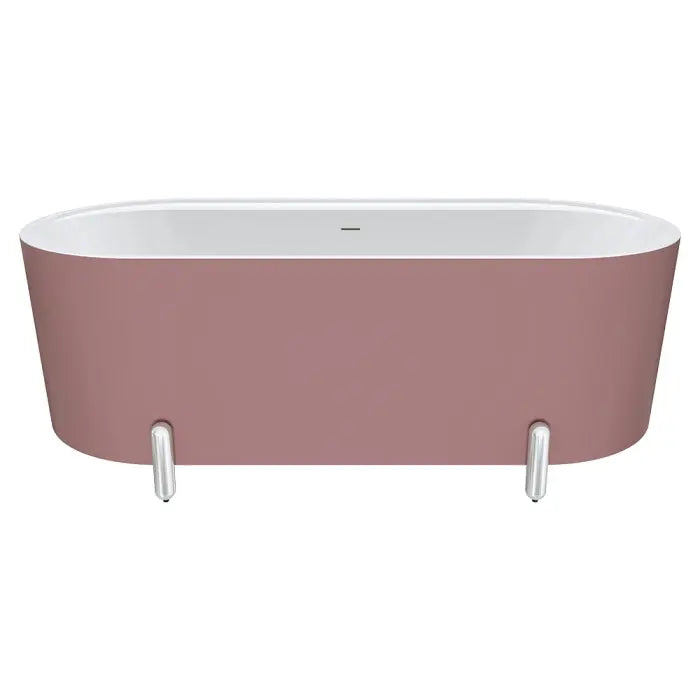 Aluca Freestanding with Legs, 1500mm &amp; 1700mm Matte Rouge Fienza