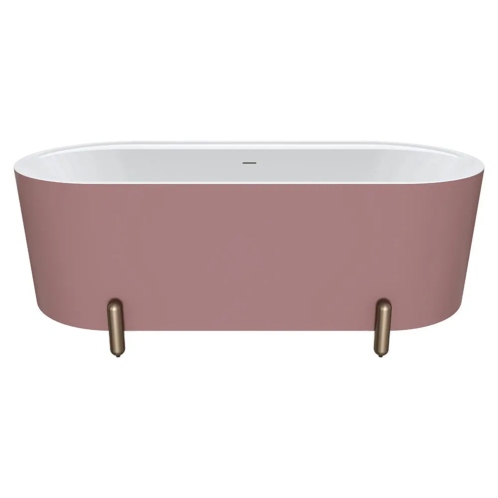 Aluca Freestanding with Legs, 1500mm & 1700mm Matte Rouge Fienza