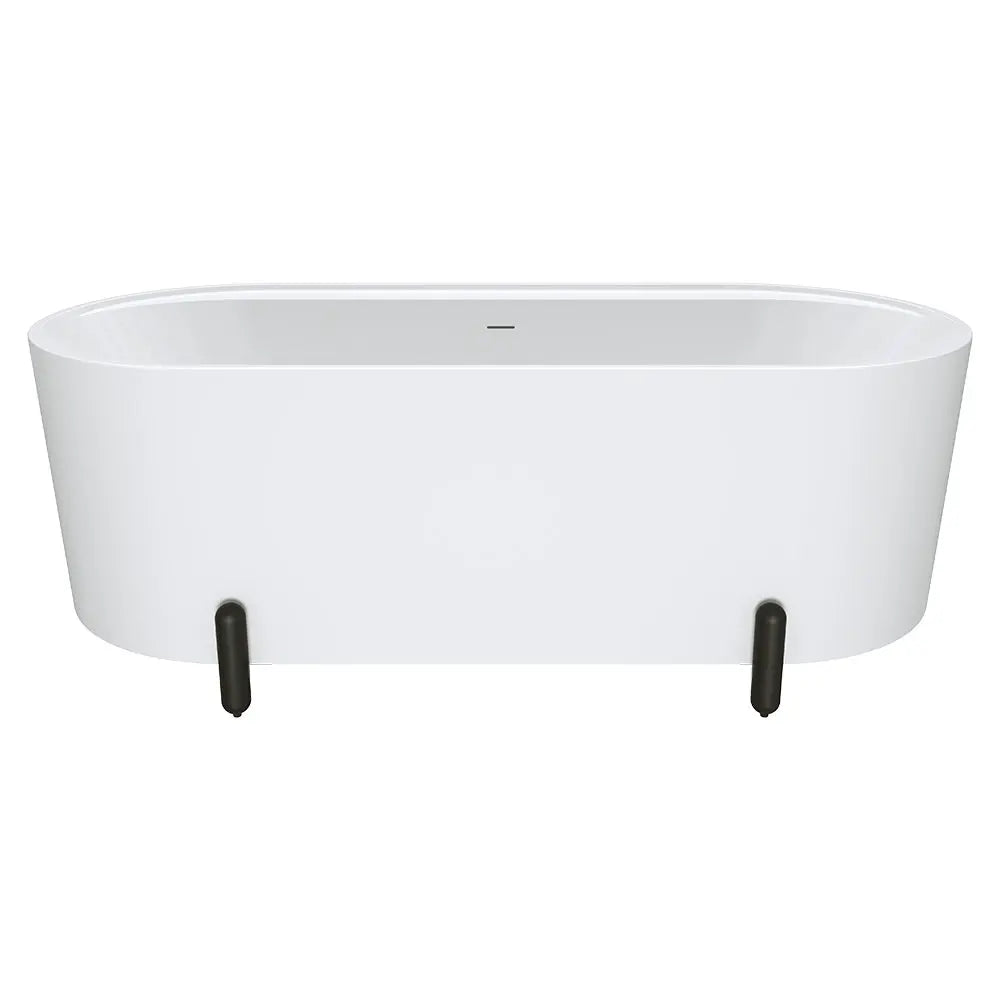 Aluca Freestanding with Legs, 1500mm &amp; 1700mm Matte White Fienza