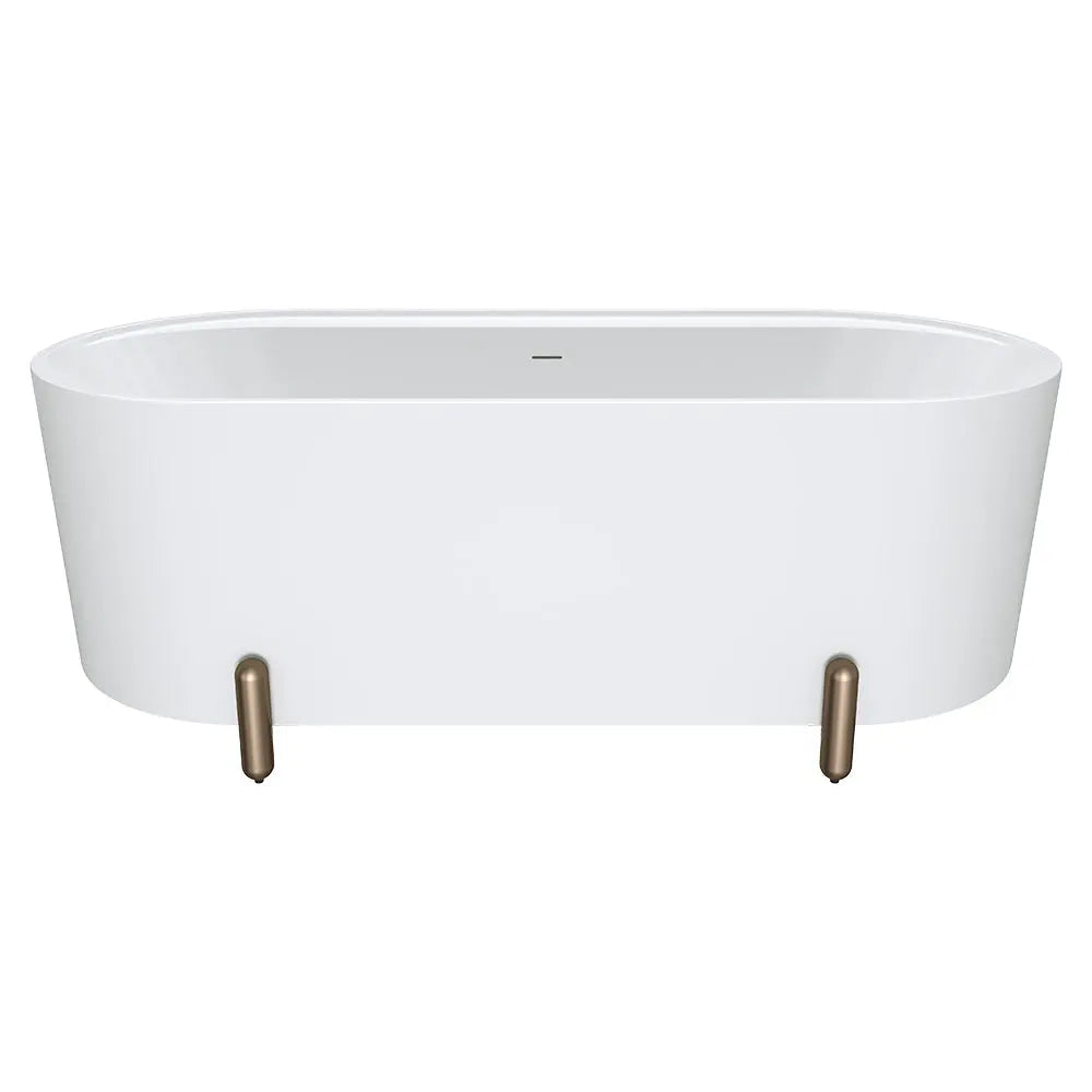 Aluca Freestanding with Legs, 1500mm &amp; 1700mm Matte White Fienza