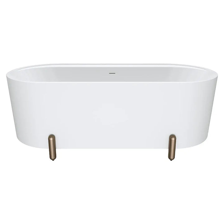 Aluca Freestanding with Legs, 1500mm &amp; 1700mm Matte White Fienza