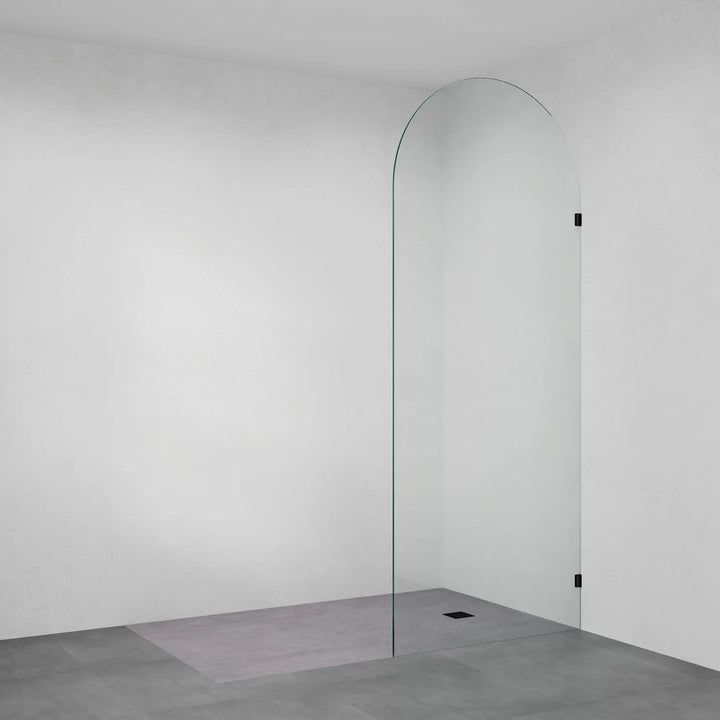 Frameless 919B Arch Shower Panel CLEAR Glass Cortani