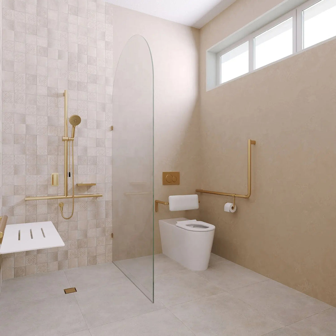 Frameless 919B Arch Shower Panel CLEAR Glass Cortani