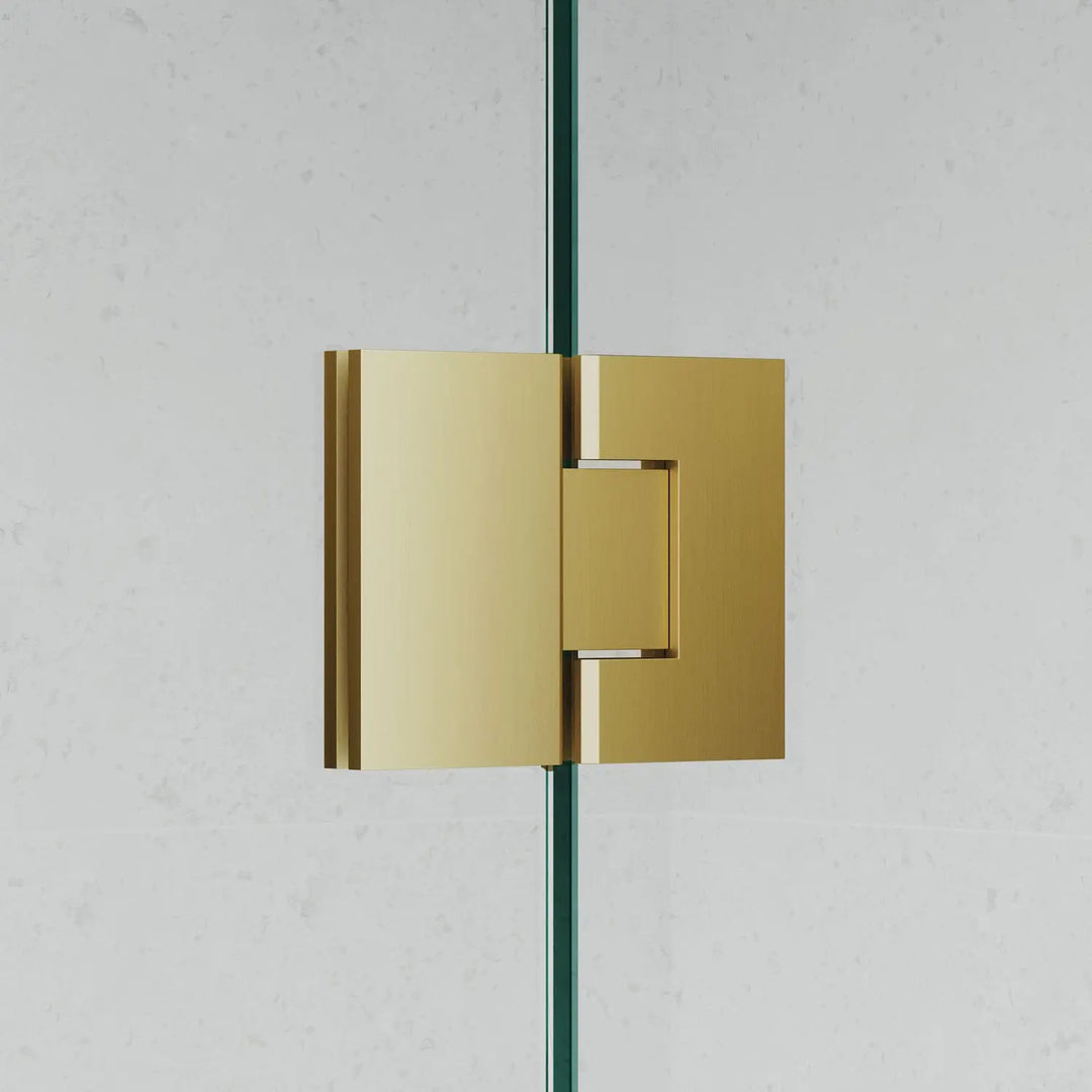 Frameless 915B Square Shower Panel REEDED Glass Cortani