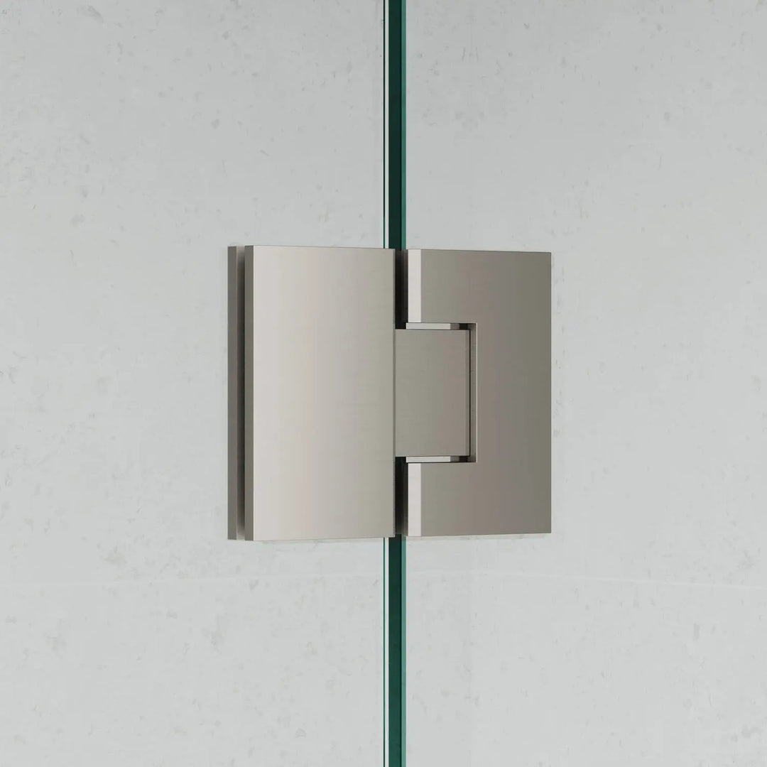 Frameless 915B Square Shower Panel REEDED Glass Cortani
