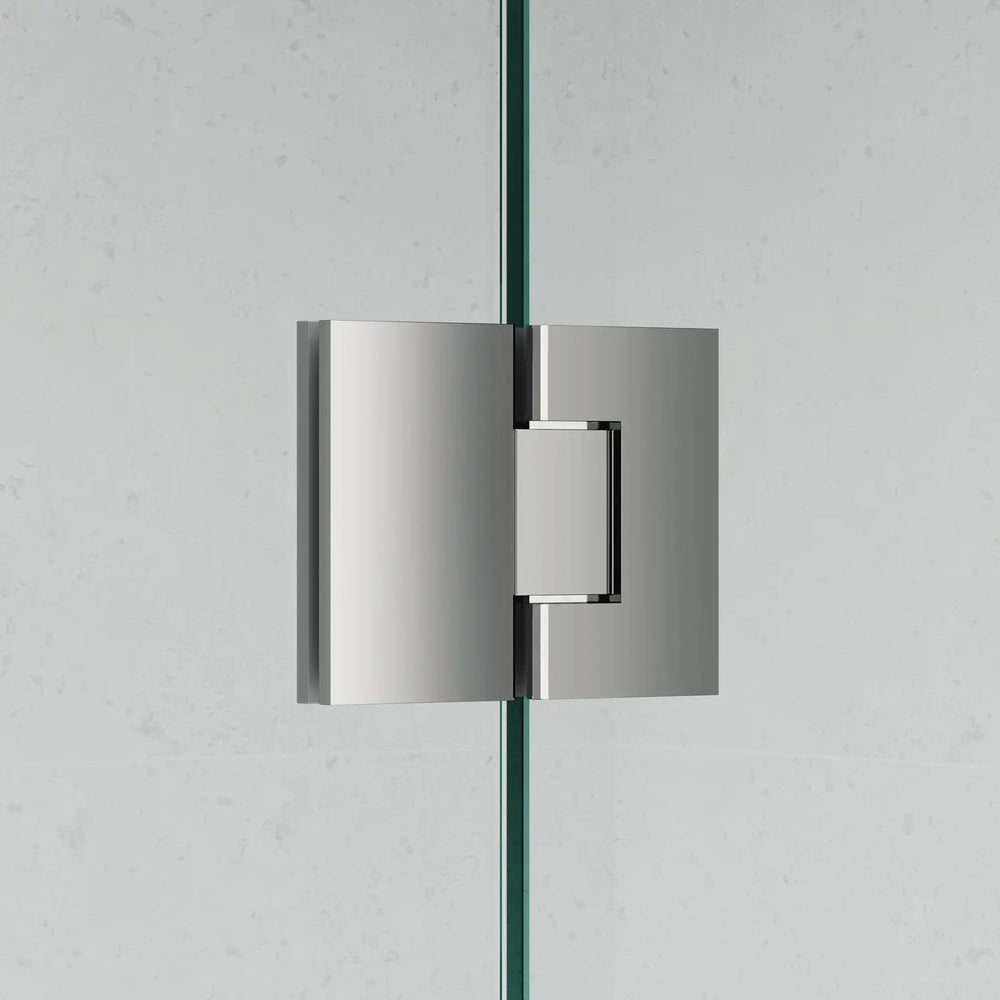 Frameless 915B Square Shower Panel REEDED Glass Cortani