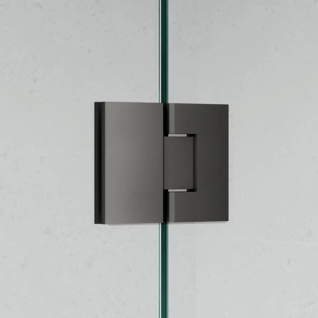 Frameless 915B Square Shower Panel REEDED Glass Cortani