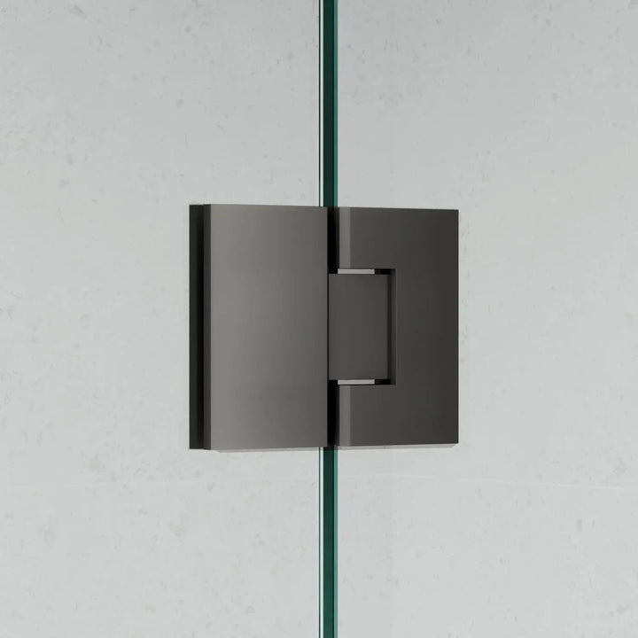 Frameless 915B Square Shower Panel REEDED Glass Cortani