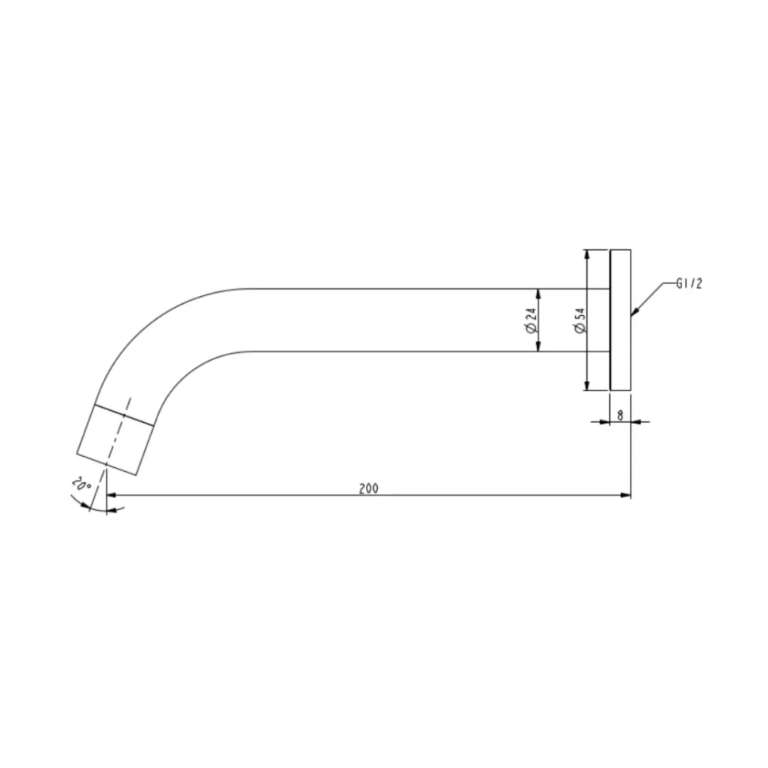 Cioso Knurled Basin/Bath Spout Millennium