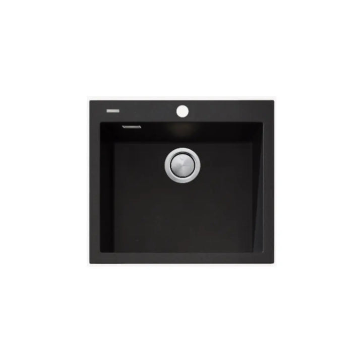 Santorini Black Large Bowl Topmount Sink ST-BL1551 with overflow Oliveri