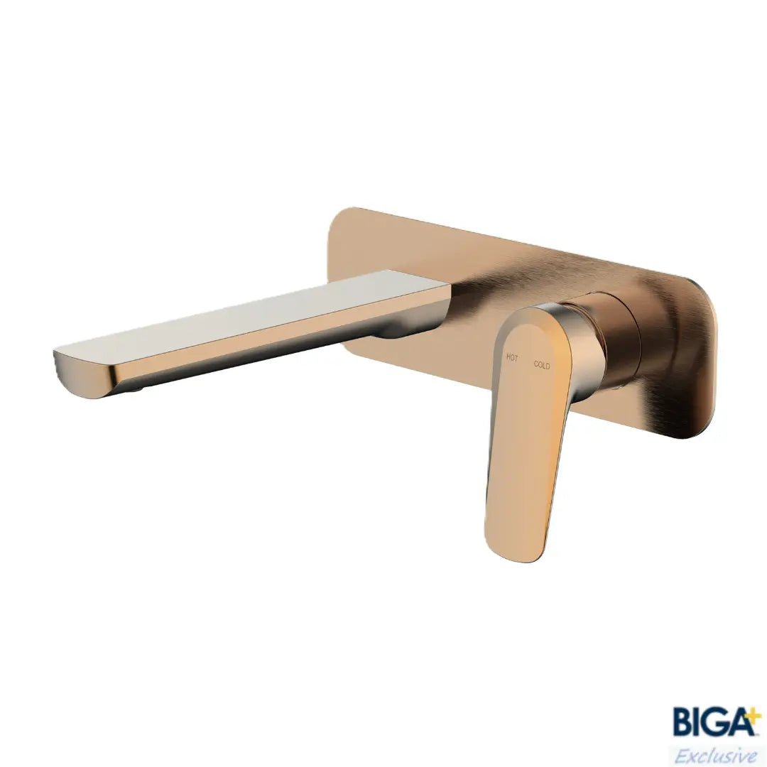 Glama Wall Basin Mixer On Backplate Millennium
