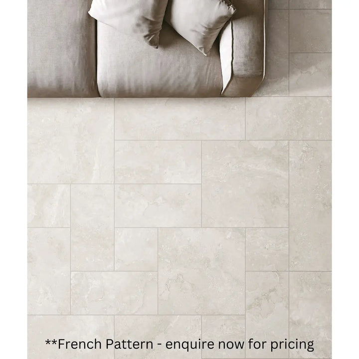 NORCIA TRAVERTINE Tile 600x600 IN/OUT (on display) DIY Tiles