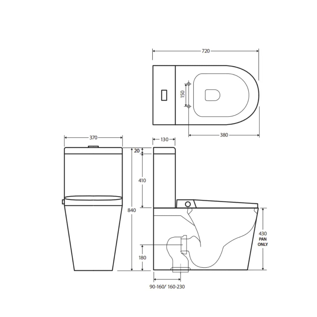 Sona Smart Toilet Fienza