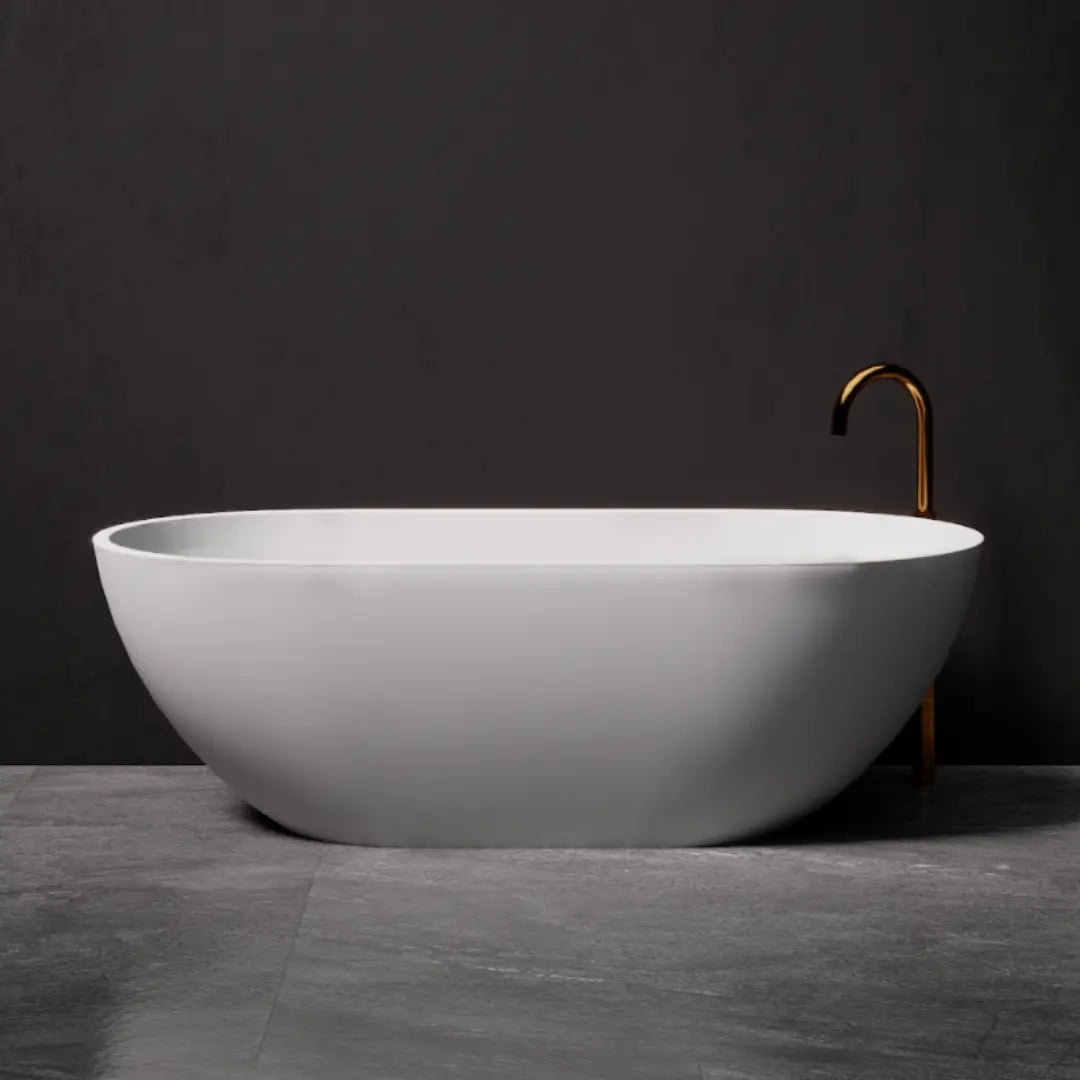 Bella Freestanding Stone Bath - 1500mm | 1600mm | 1700mm | 1800mm - various finishes (on display) PIETRA BIANCA