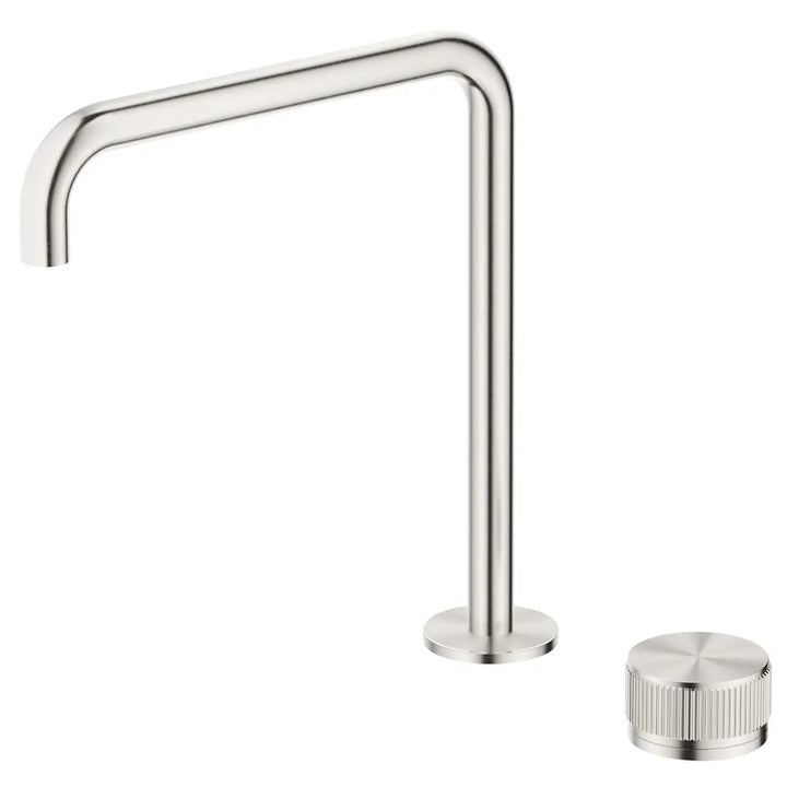 Mica Fluted Soft-Square Hob Sink/Basin Mixer Set Bella Vista