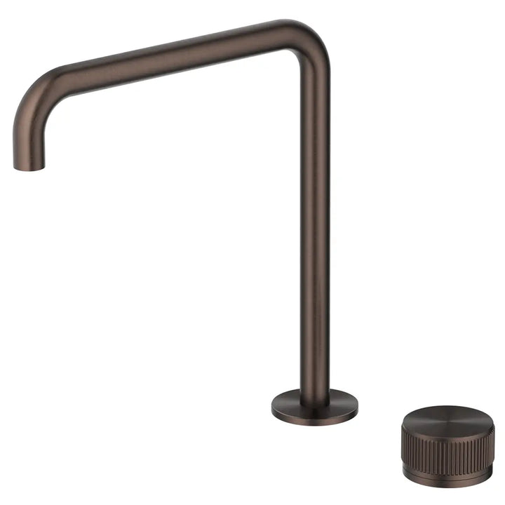 Mica Fluted Soft-Square Hob Sink/Basin Mixer Set Bella Vista