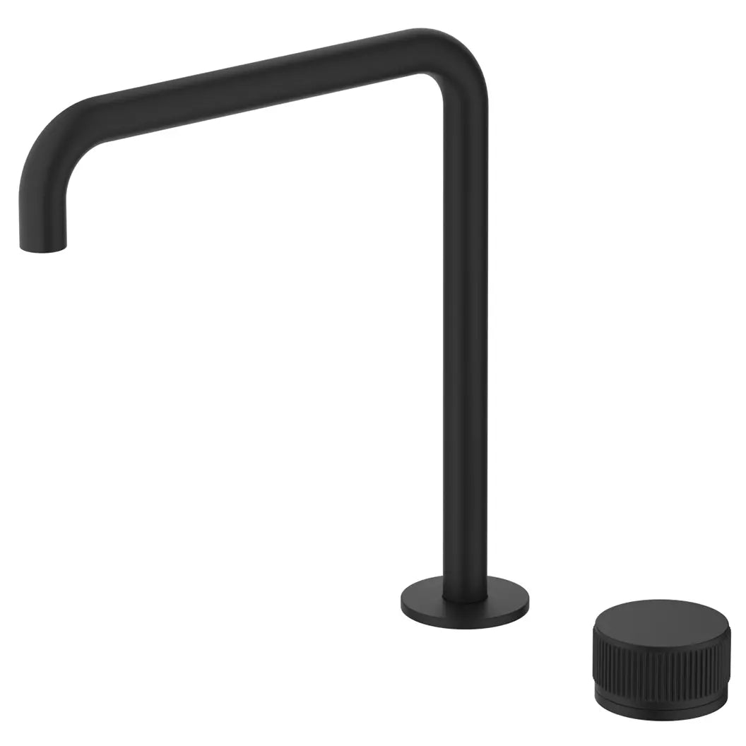 Mica Fluted Soft-Square Hob Sink/Basin Mixer Set Bella Vista