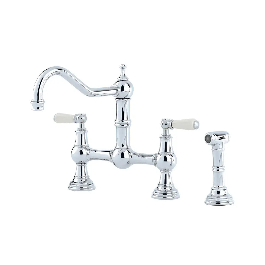 Hambleton Kitchen Mixer with Spray Rinse Perrin &amp; Rowe