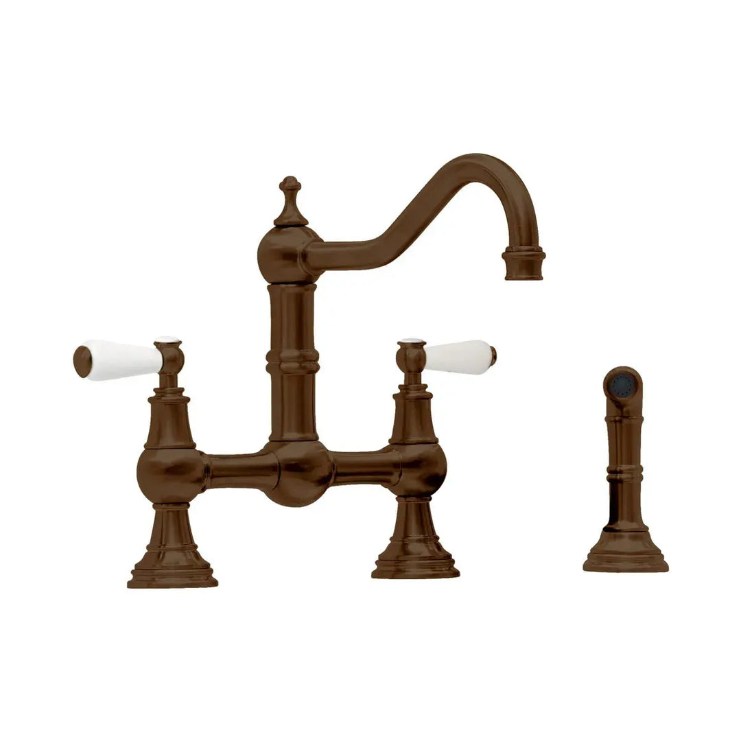 Hambleton Kitchen Mixer with Spray Rinse Perrin &amp; Rowe