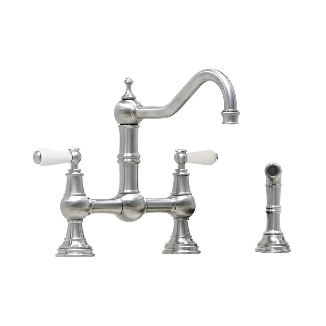 Hambleton Kitchen Mixer with Spray Rinse Perrin &amp; Rowe