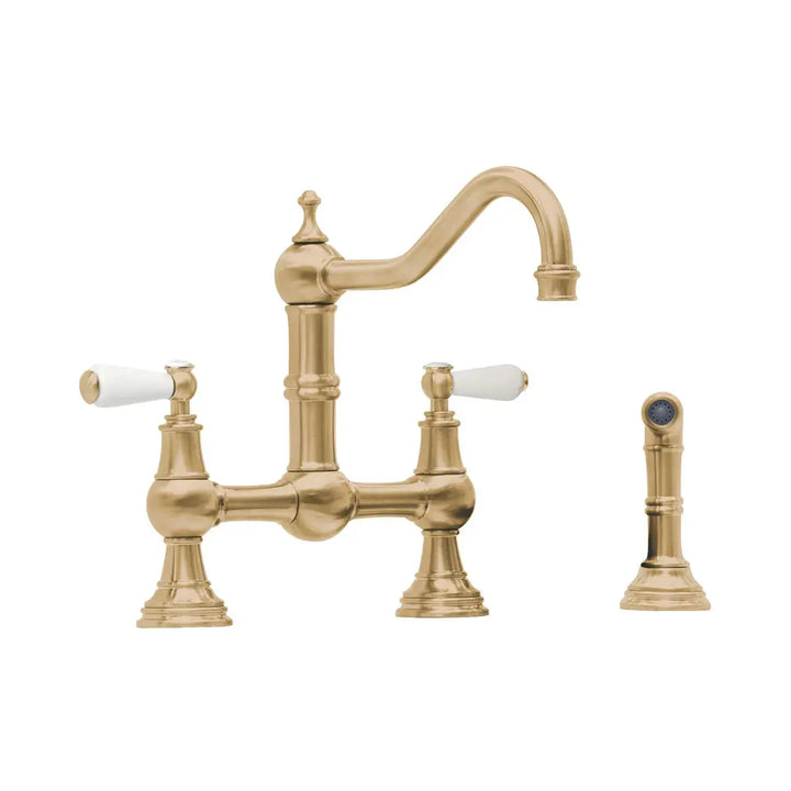 Hambleton Kitchen Mixer with Spray Rinse Perrin &amp; Rowe