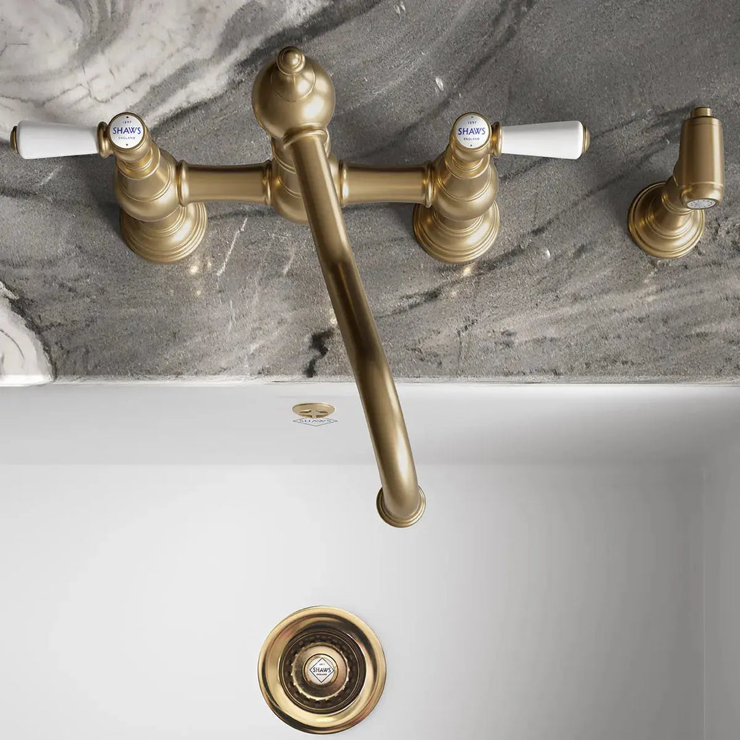 Hambleton Kitchen Mixer with Spray Rinse Perrin &amp; Rowe