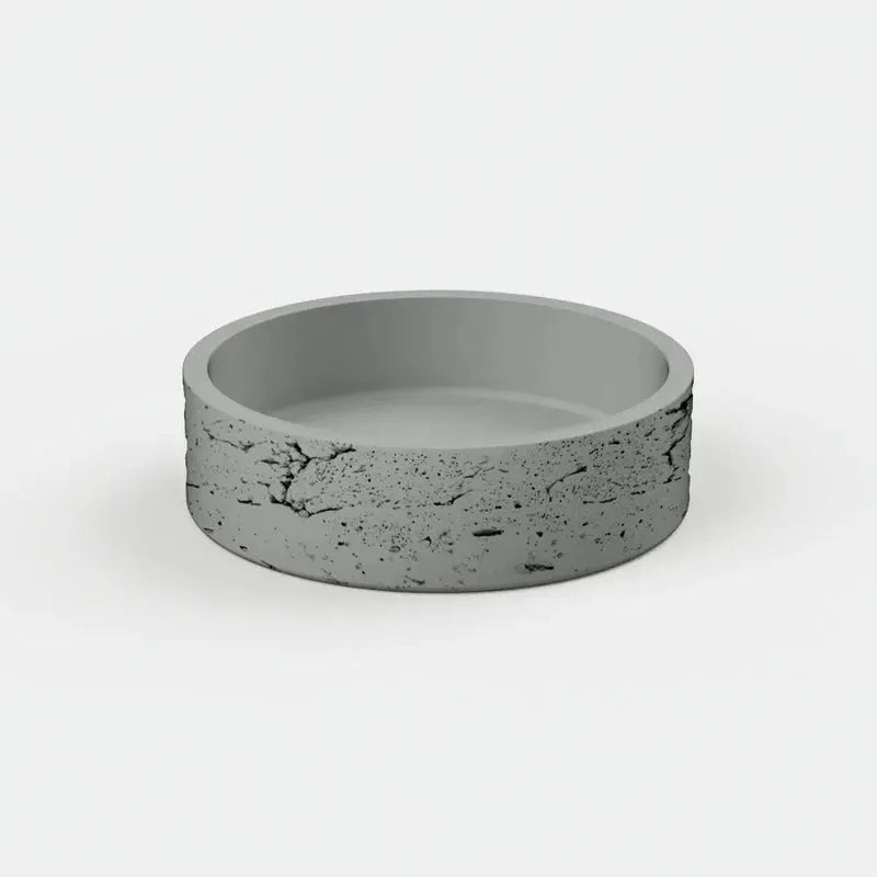 HOOP RAW BASIN Surface mount basin Nood Co.
