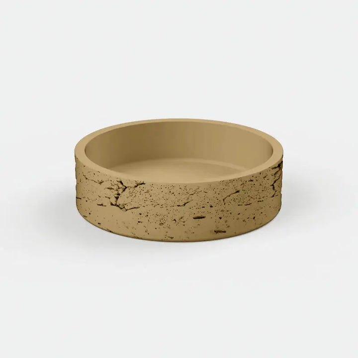 HOOP RAW BASIN Surface mount basin Nood Co.