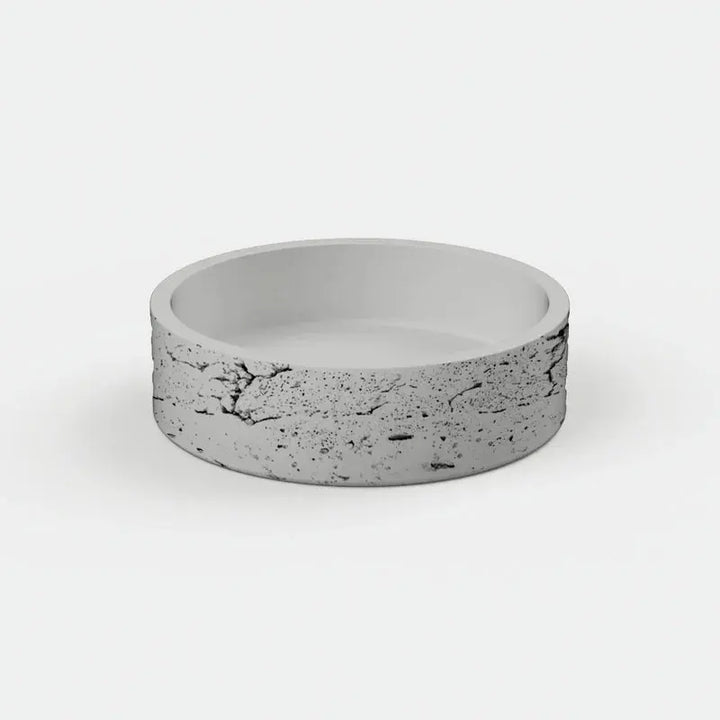 HOOP RAW BASIN Surface mount basin Nood Co.