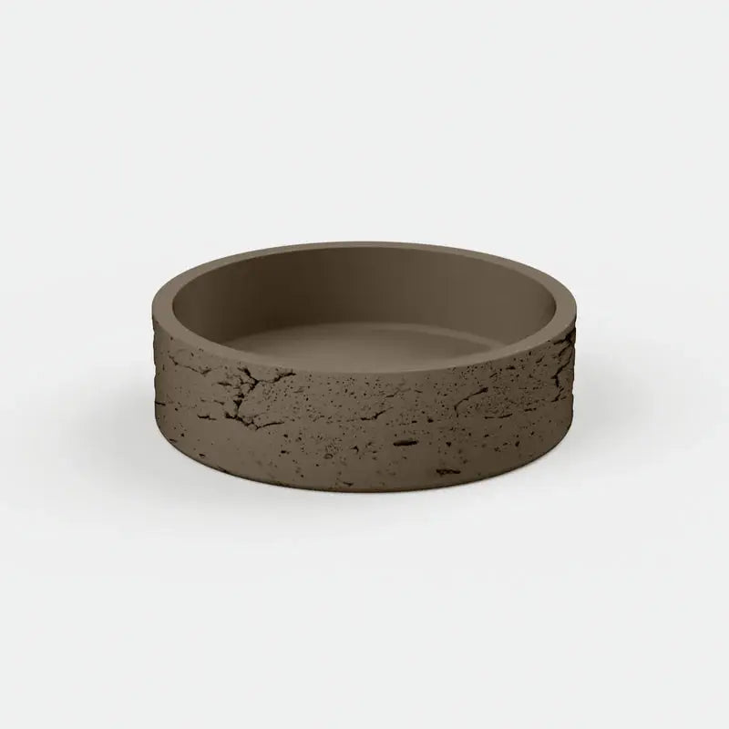 HOOP RAW BASIN Surface mount basin Nood Co.