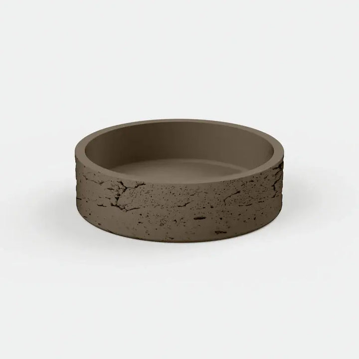 HOOP RAW BASIN Surface mount basin Nood Co.