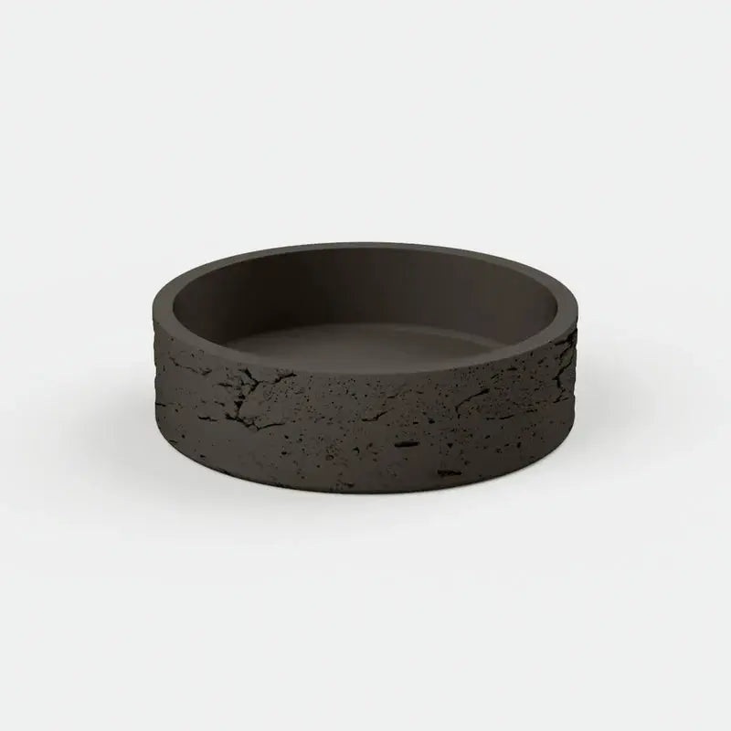 HOOP RAW BASIN Surface mount basin Nood Co.