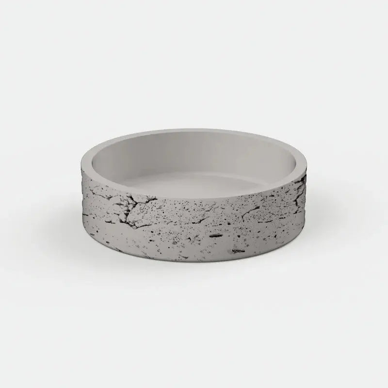 HOOP RAW BASIN Surface mount basin Nood Co.