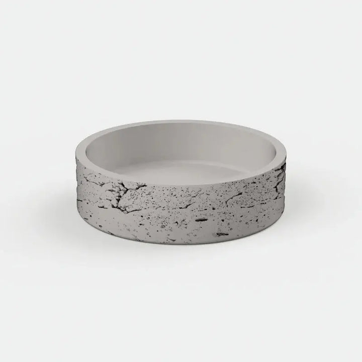 HOOP RAW BASIN Surface mount basin Nood Co.