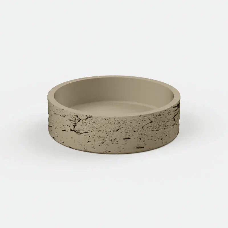 HOOP RAW BASIN Surface mount basin Nood Co.
