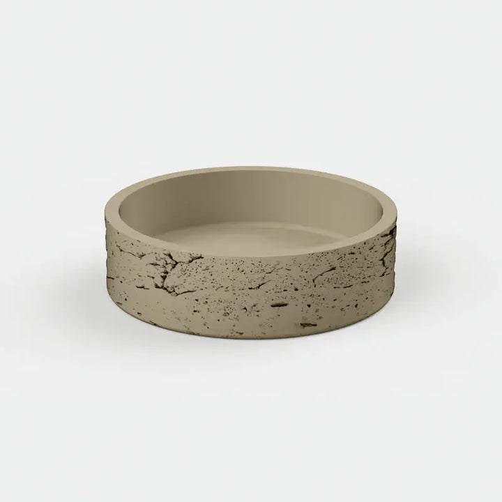 HOOP RAW BASIN Surface mount basin Nood Co.