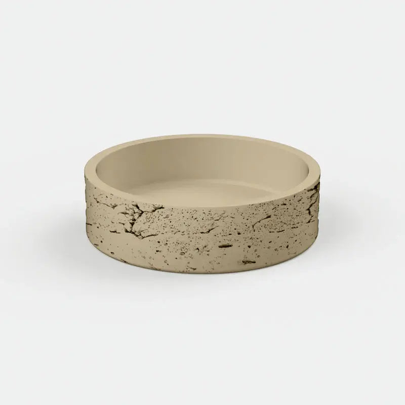 HOOP RAW BASIN Surface mount basin Nood Co.